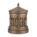 Jewellery Box with the Gods of the Pantheon — Bronze-Finish Jewellery Box, 16.5 × 11 cm – view 3