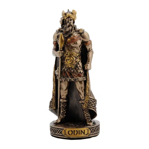 Odin — Norse Mythology — Bronze-Finish Statue, 8.5 cm – view 1