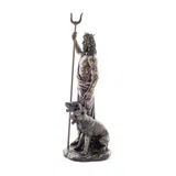 Hades – God of the Underworld – Bronze-Finish Statue – 32.5 cm – view 2
