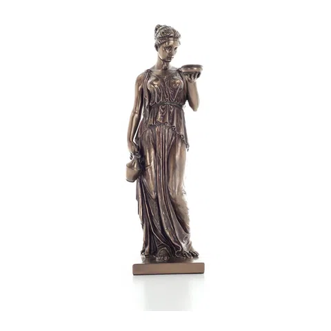 Hebe – Goddess of Youth – Bronze-Finish Statue – 31 cm – view 1
