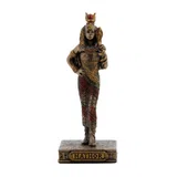 Hathor, Egyptian Goddess – Bronze-Finish Resin Statue – 8.5 cm