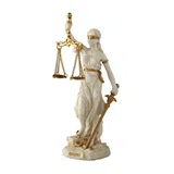Themis, Goddess of Justice – White Statue – 16.5 cm
