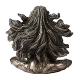 Gaia — Pregnant Mother Earth with Butterflies — Bronze-Finish Statue, 17.5 cm – view 4