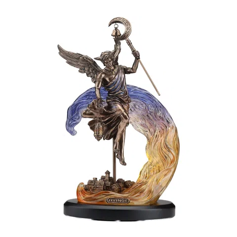 Hypnos — God of Sleep — Bronze Finish Statue, 33 cm – view 1