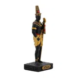 Amun — Egyptian God — Black Statue, 8.5 cm – view 2