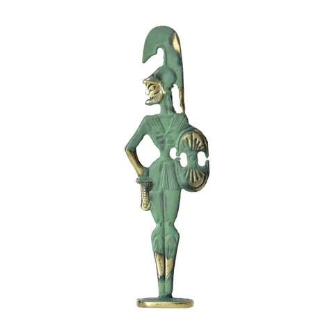 Achilles in Armour Statue by Bronze Pavlakis