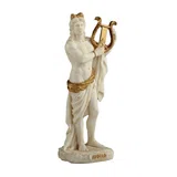 Apollo Playing the Lyre — White Statue, 16 cm – view 3