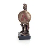Leonidas, King of Sparta – Bronze-Finish Resin Statue – 12 cm – view 2