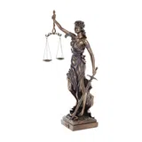Themis — Goddess of Justice — Bronze-Finish Statue – 50 cm – view 2