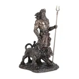 Hades with Cerberus – Bronze-Finish Resin Statue – 30 cm – view 4