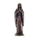 Praying Virgin Mary – Bronze-Finish Statue – 30 cm