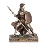 Leonidas with Spear and Shield — Bronze-Finish Statue, 7.7 cm – view 2