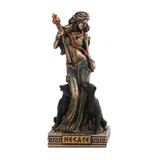 Hecate, Goddess of Magic – Bronze-Finish Resin Statue – 9 cm
