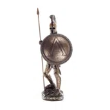 Spartan Warrior — Bronze-Finish Statue – 36 cm – view 2
