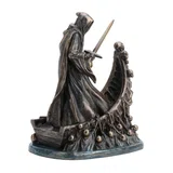 Charon with the Boat of Souls — Bronze-Finish Statue, 20 cm – view 3