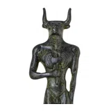 Minotaur – Bronze Sculpture – 19 cm – Dark Green