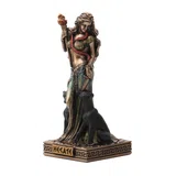 Hecate, Goddess of Magic – Bronze-Finish Resin Statue – 9 cm – view 3