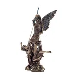 Archangel Michael — Vanquisher of Evil — Veronese Design Bronze Finish Statue, 33 cm – view 2