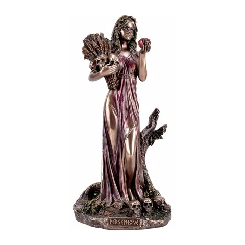 Persephone — Queen of the Underworld — Bronze-Finish Statue – 26 cm – view 1