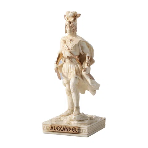 Alexander the Great — King of Macedon — White Statue, 9.3 cm – view 1