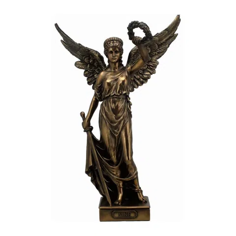 Nike — The Winged Goddess — Bronze Finish Statue, 35.5 cm – view 1