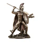 Leonidas with Spear and Shield – Bronze-Finish Statue – 15.5 cm – view 2