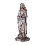 Hestia — Goddess of the Home and Hearth — Bronze-Finish Statue – 16 cm – view 2