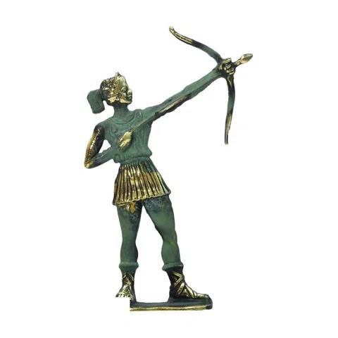 Artemis with Bow Statue B by Bronze Pavlakis