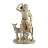 Artemis – Goddess of the Hunt – White Statue – 16.5 cm