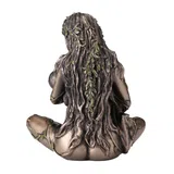 Gaia — Mother Earth Holding an Infant — Bronze Finish Statue, 11 cm – view 4