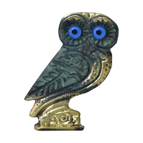 Owl Statue A2 by Bronze Pavlakis