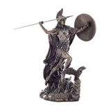 Athena Bronze-Finish Statue – 28 cm