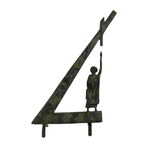 Pythagoras of Samos – Bronze Sculpture – 24 cm – Dark Green