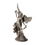 Archangel Michael on a Rock — Bronze Finish Statue, 38 cm – view 2