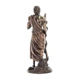 Asclepius – God of Medicine – Bronze-Finish Statue – 26 cm – view 3