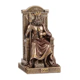 Zeus — God of the Sky and Thunder — Bronze-Finish Statue – 15.5 cm – view 3
