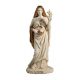 Hestia — Goddess of the Home and Hearth — White Statue, 16 cm