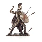 Leonidas, King of Sparta – Bronze-Finish Resin Statue – 33 cm