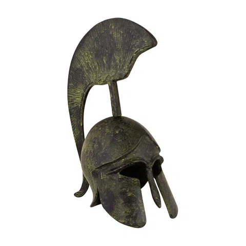 Corinthian Helmet with Tall Crest – 20 cm – Dark Green