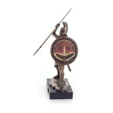 Spartan Warrior – Bronze-Finish Resin Statue – 12.5 cm – view 2