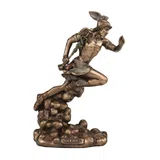 Hermes — Messenger of the Gods — Bronze Finish Statue, 15.5 cm