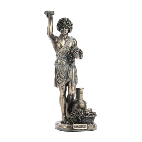 Dionysus — God of Wine — Bronze-Finish Statue, 28 cm – view 1