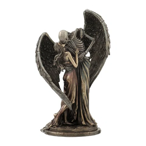 Angel of Death – Mortal Love – Bronze-Finish Statue – 27 cm – view 1