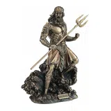 Poseidon — Olympian God — Bronze-Finish Statue, 20 cm – view 2
