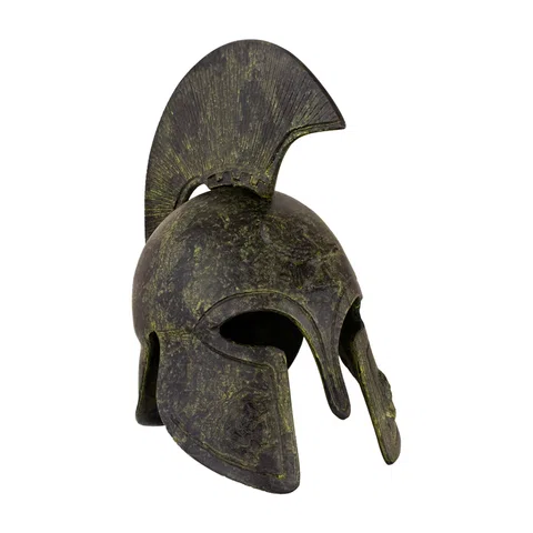 Corinthian Helmet with Griffin and Short Crest – 21 cm – Dark Green