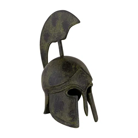 Corinthian Helmet with Tall Crest – 25 cm – Dark Green