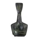 Spedos-Type Cycladic Fertility Figurine – 24 cm – Dark Green