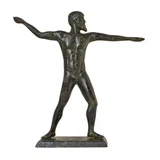 Poseidon – Solid Bronze Sculpture – 37 cm
