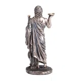 Asclepius – God of Medicine – Bronze-Finish Statue – 16 cm – view 3
