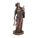 Clio — Muse of History — Bronze-Finish Statue – 23 cm